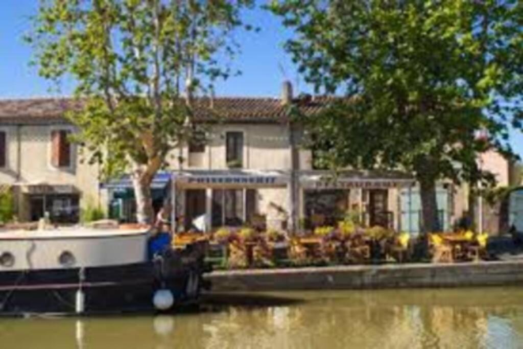 La Halte Du Canal Carcassonne Luaran gambar